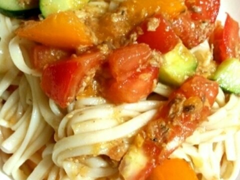 きゅうりとトマトと鯖缶で簡単冷製パスタ レシピ 作り方 By ゆぅふ 楽天レシピ きゅうりとトマトと鯖缶で簡単冷製パスタ レシピ 作り方 By ゆぅふ 楽天レシピ